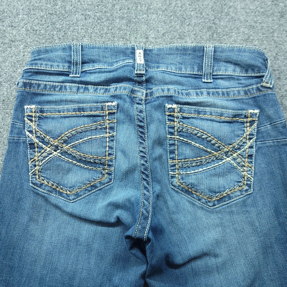 Ariat REAL Mid Rise Bootcut Jeans Festival Blue Entwined 10025286 Size 32R